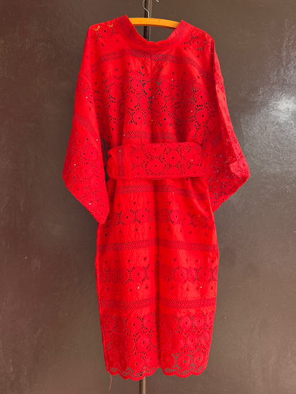 YUKATA BRODE / RED