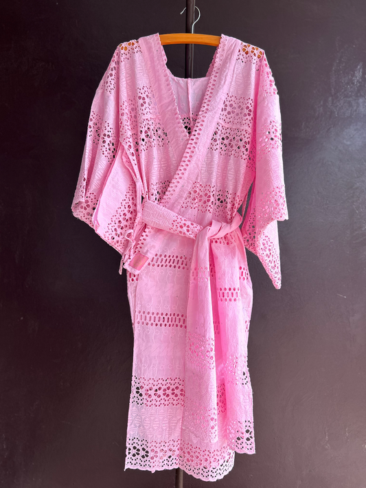 YUKATA BRODE LONG / PINK