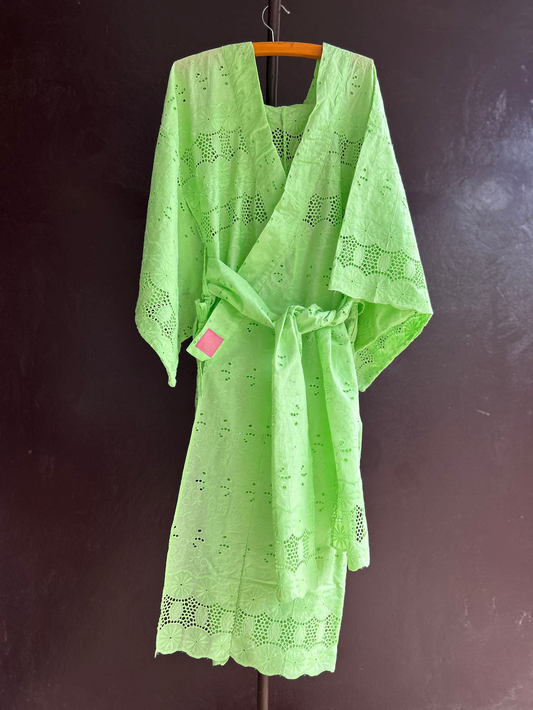 YUKATA BRODE / GREEN