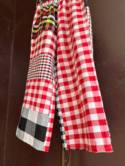 パッチワークパンツ / Lサイズ