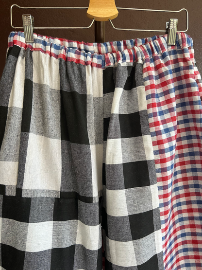 Patchwork pants / XL size