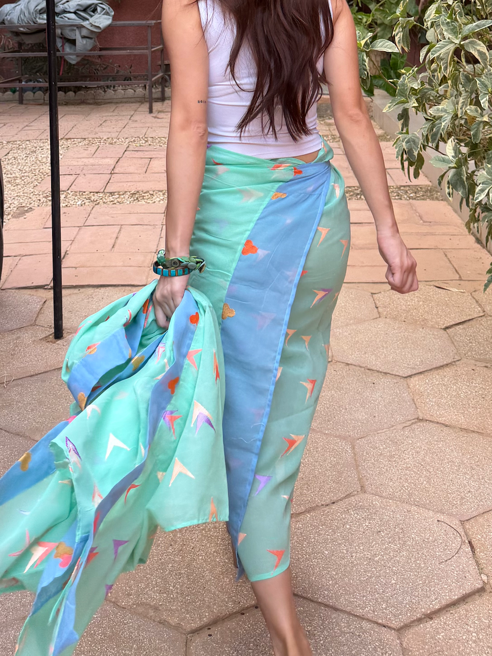 WRAP SKIRT / VOILE MOTIF