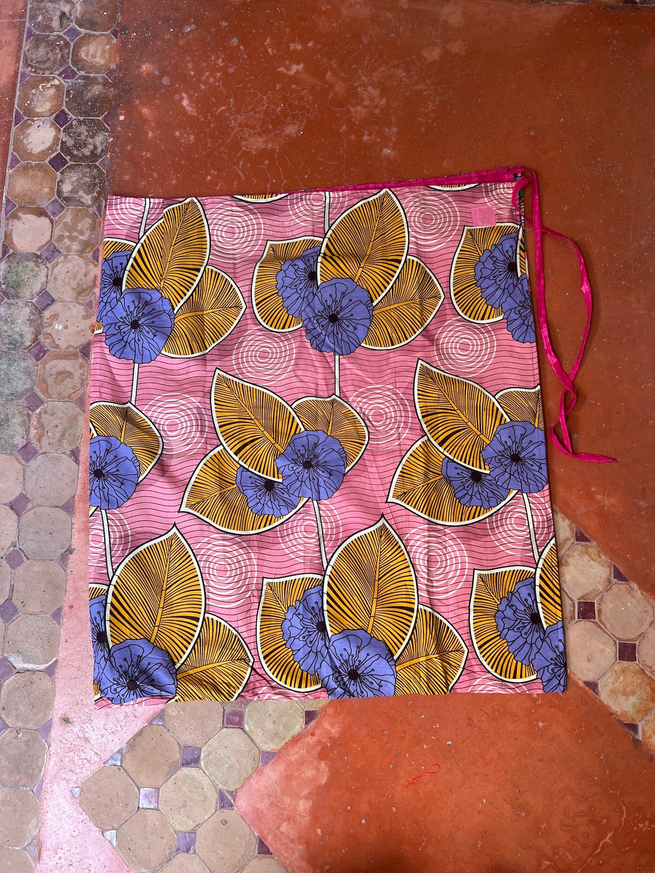 リバーシブルラップスカート（Size FREE）/ Long