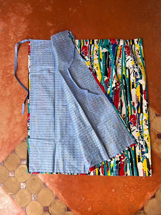 リバーシブルラップスカート（Size FREE）/ Long