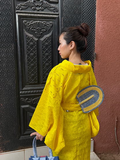 YUKATA BRODE LONG / YELLOW