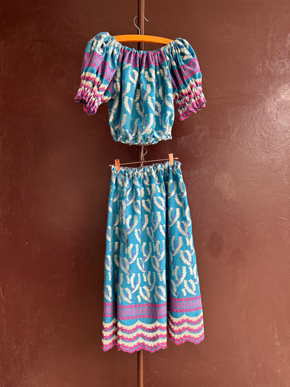 Decollete Floral Ensemble (Size S/M)