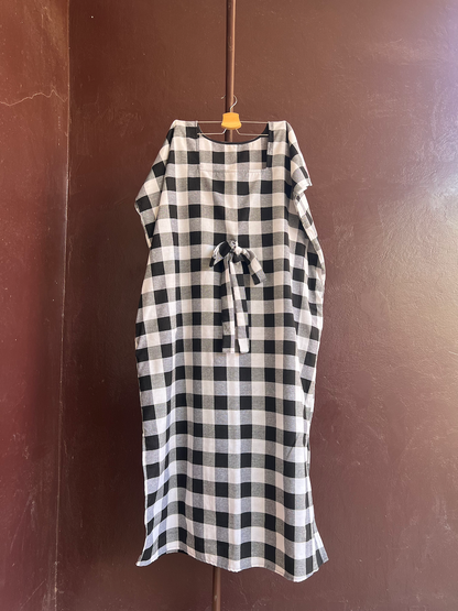 Bou Bou Tan/ ロング（黒白チェック４種類）