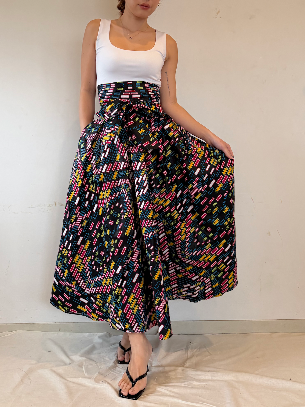 リボンサーキュラススカート