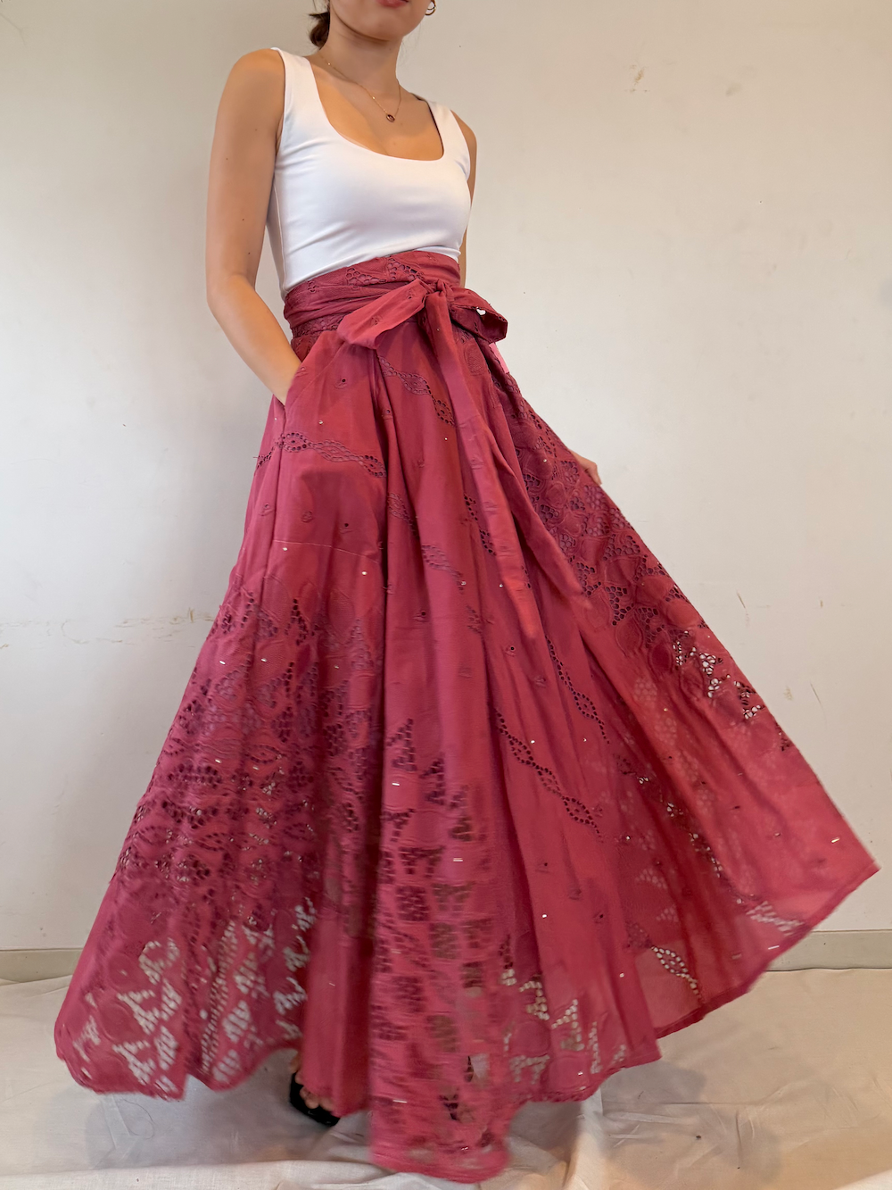 リボンサーキュラススカート