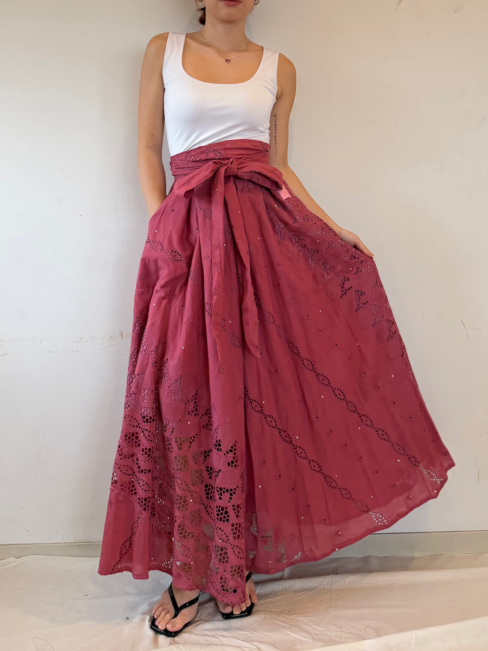 リボンサーキュラススカート