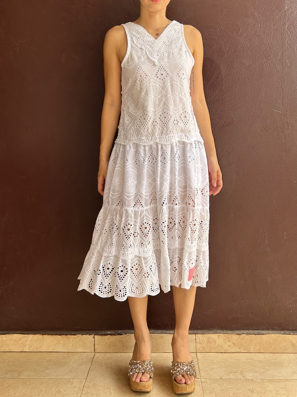 オープンバックドレス (Size S/M)