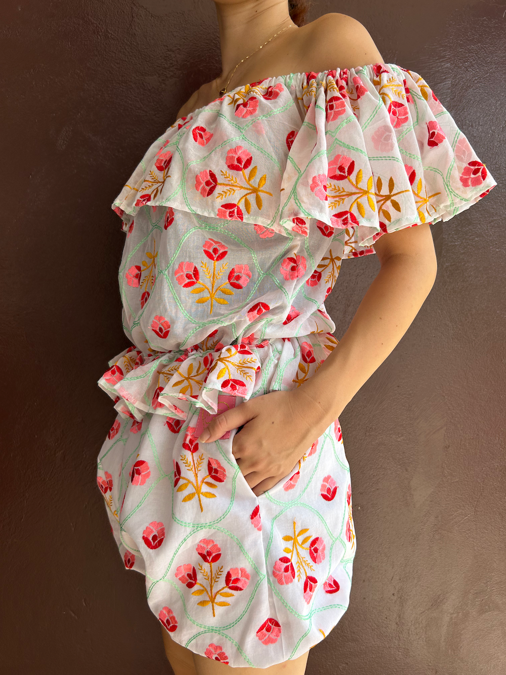 フリルコンビネゾン (Size M/L) / Short