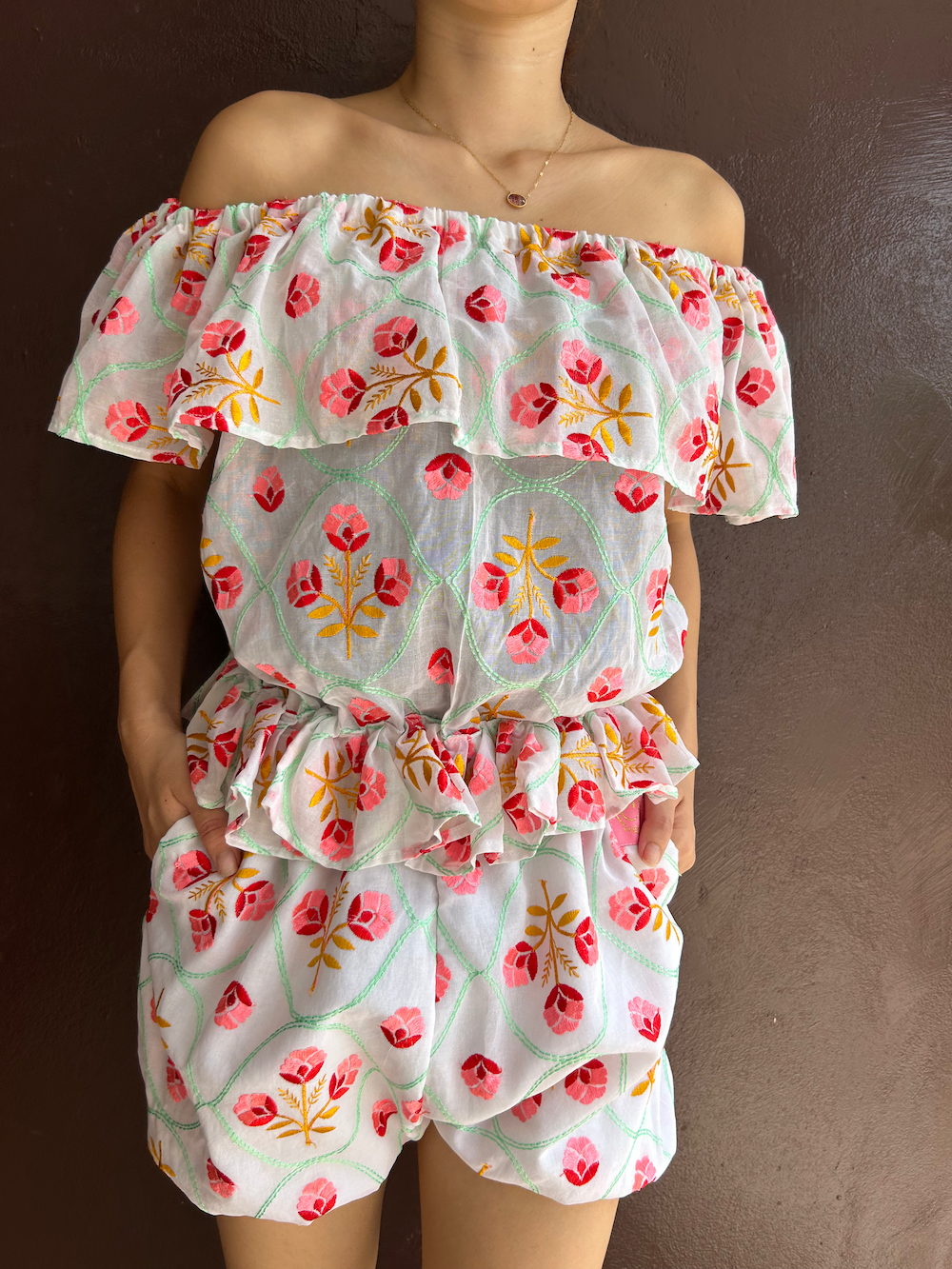 フリルコンビネゾン (Size M/L) / Short