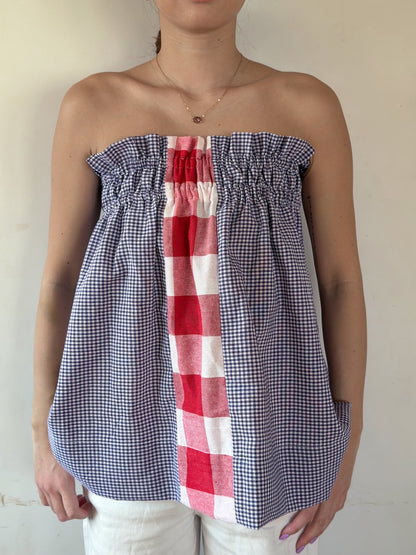 バンドゥトップス/クロスカラー