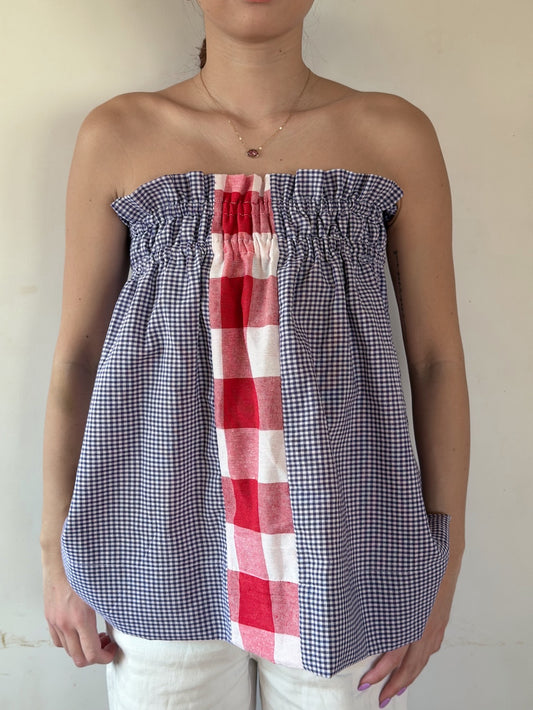 バンドゥトップス/クロスカラー